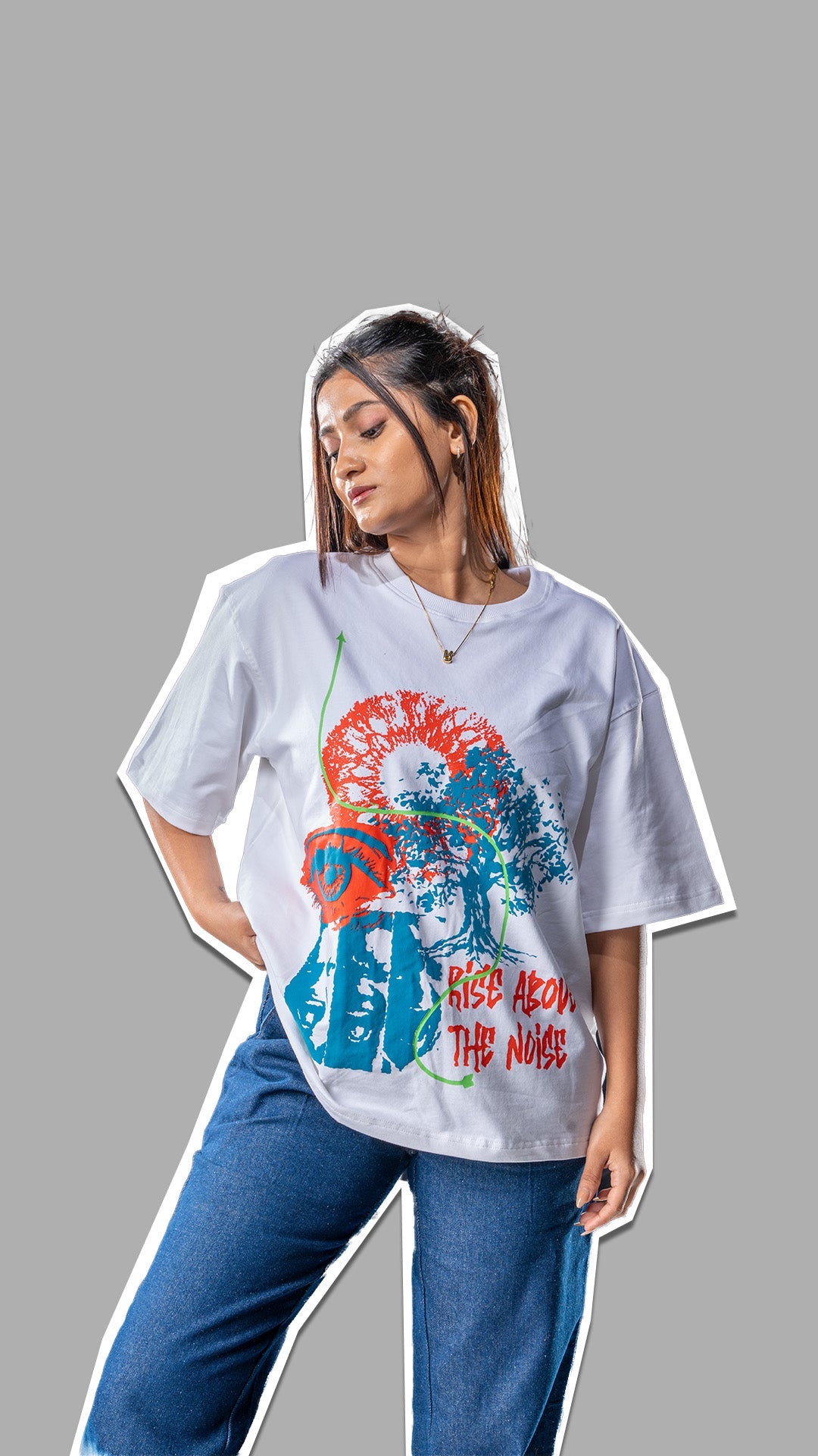 Rise Above the noise Unisex T-shirt