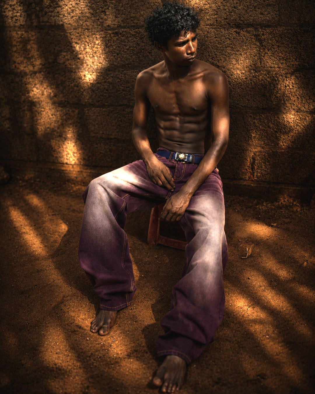 Archive wash 01: Maroon
